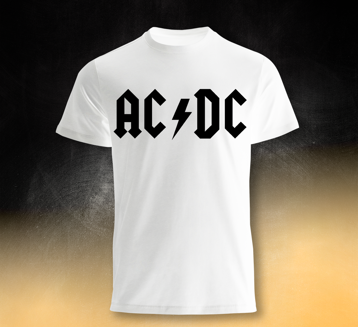 AC/DC Black & White Shirt